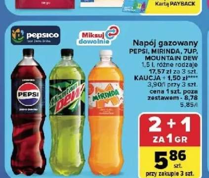 Napój gazowany Pepsi +3 warianty