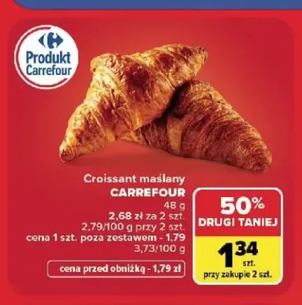 Croissant maślany Carrefour