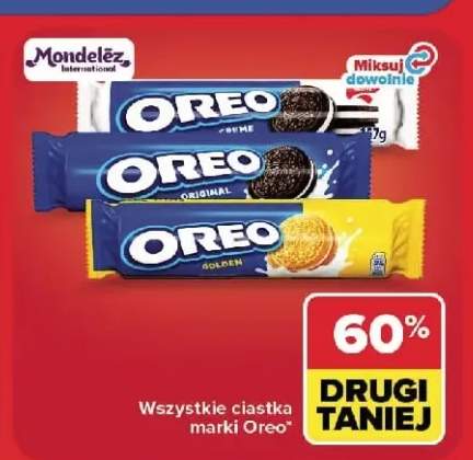 Ciastka marki Oreo +3 warianty