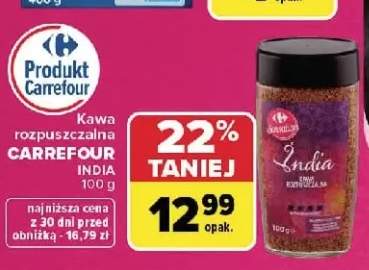 Kawa rozpuszczalna India Carrefour