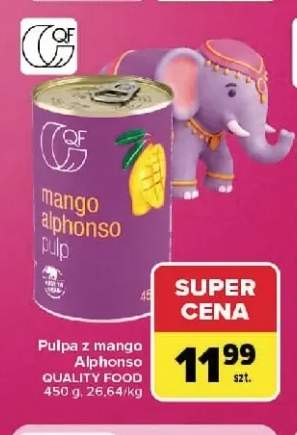 Pulpa z mango Alphonso Quality Food