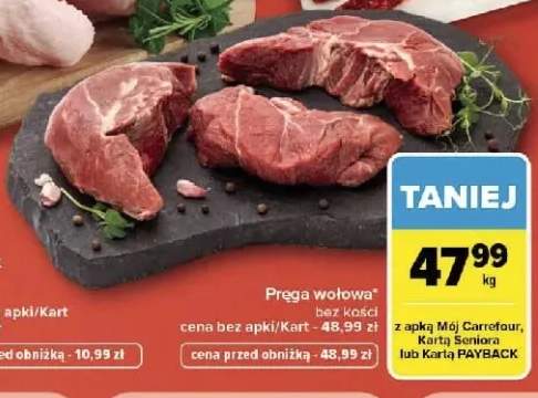Pręga wołowa bez kości