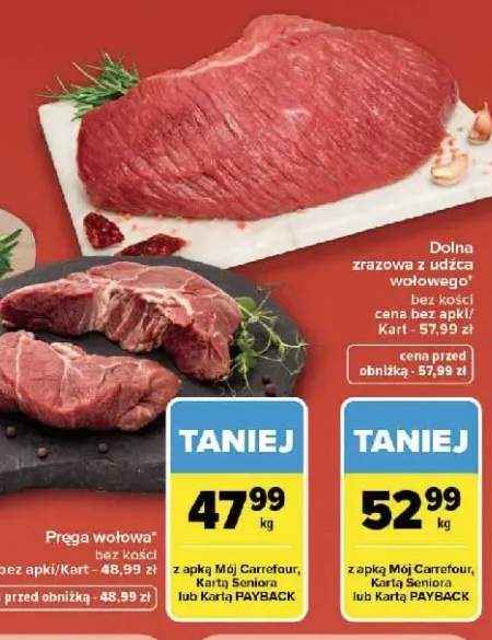 Dolna zrazowa z udźca wołowego bez kości