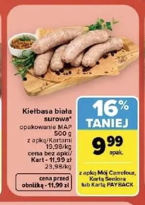 Kiełbasa biała surowa