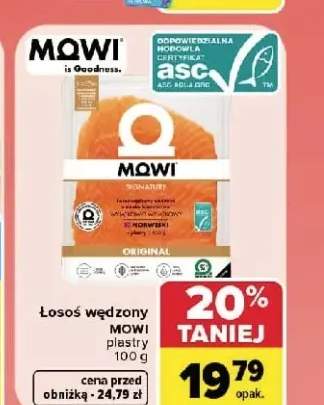 Łosoś wędzony plastry Mowi