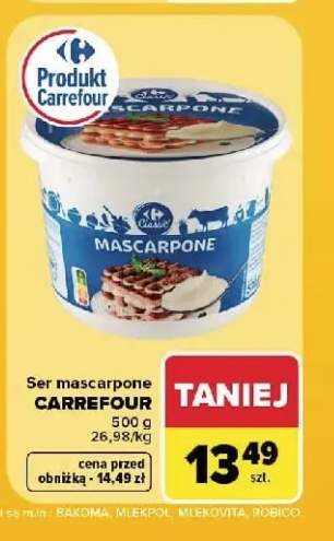 Ser mascarpone Carrefour