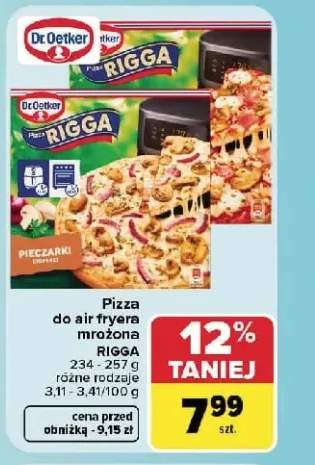 Pizza do air fryera mrożona Rigga Dr.Oetker