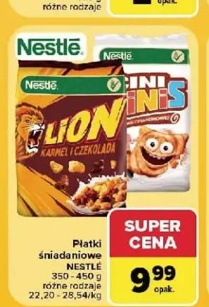 Płatki śniadaniowe Lion Nestlé +1 wariant