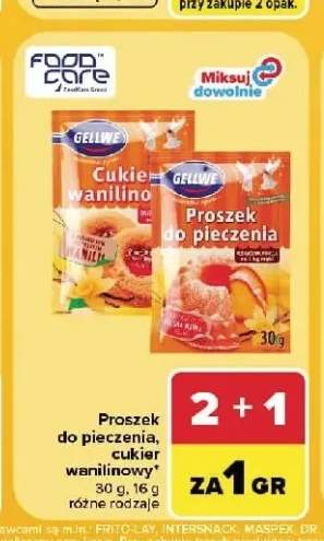 Proszek do pieczenia Gellwe +1 wariant