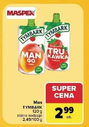 Mus Tymbark jabłko mango banan +1 wariant
