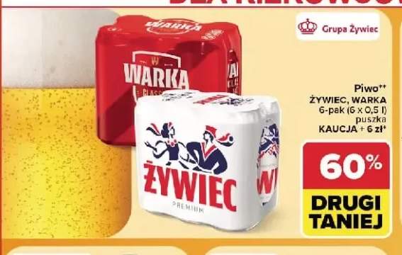 Piwo Żywiec 6-pak 500 ml +1 wariant