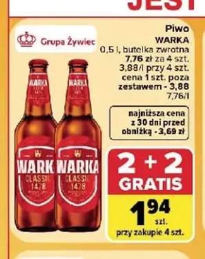 Piwo Warka Classic