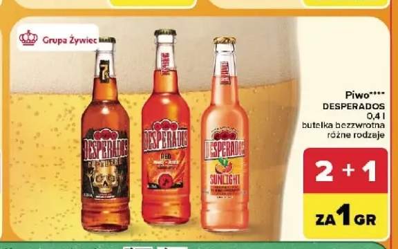 Piwo Desperados Red +2 warianty
