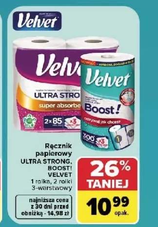Ręcznik papierowy Ultra Strong Velvet 2-pak +1 wariant