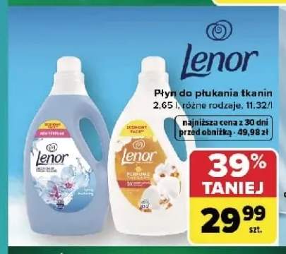 Płyn do płukania tkanin Lenor