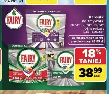 Kapsułki do zmywarki Fairy