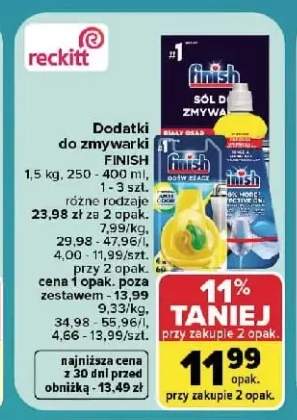 Dodatki do zmywarki Finish