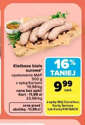 Kiełbasa biała surowa