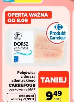 Polędwica z dorsza atlantyckiego Carrefour