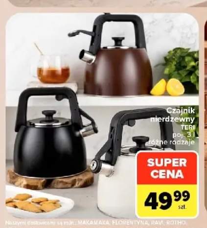 Czajnik nierdzewny Teri 3 l