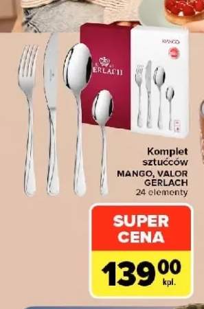 Komplet sztućców Mango Gerlach 24 elementy +1 wariant