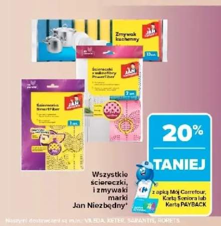Ściereczki i zmywaki marki Jan Niezbędny +3 warianty