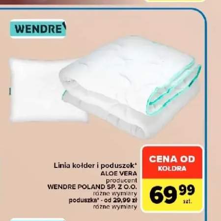 Poduszka Aloe Vera Wendre +1 wariant