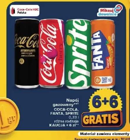 Napój gazowany Coca-Cola +2 warianty