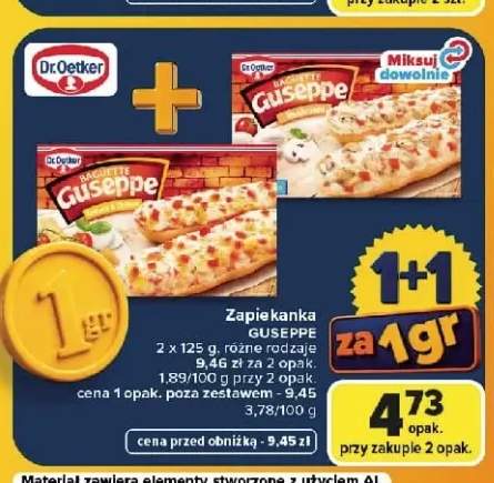Zapiekanka Guseppe Tomato & Cheese 2-pak Dr. Oetker +1 wariant