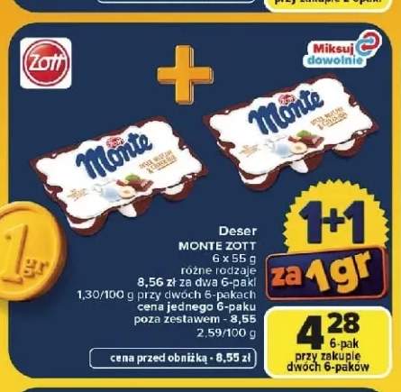 Deser Monte Zott 6-pak