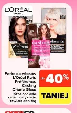 Farba do włosów L'Oréal Paris Préférence +1 wariant