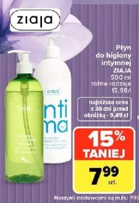 Płyn do higieny intymnej Ziaja