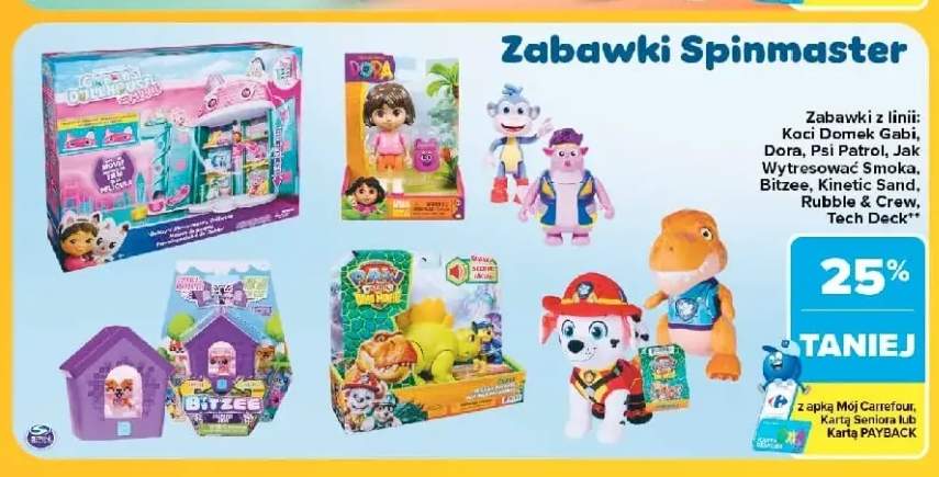 Zabawki Dora Spin Master +7 wariantów