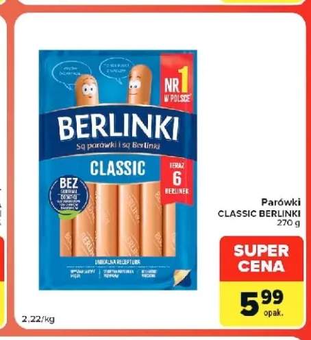 Parówki Classic Berlinki