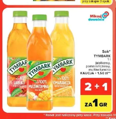 Sok Tymbark jabłkowy +2 warianty