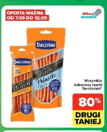 Kabanosy Exclusive Paluszki z indyka Tarczyński +2 warianty