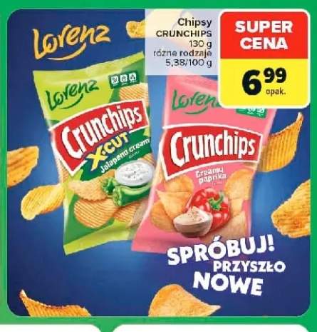 Chipsy Crunchips Creamy paprika Lorenz +1 wariant