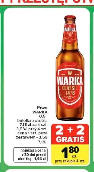 Piwo Warka Classic