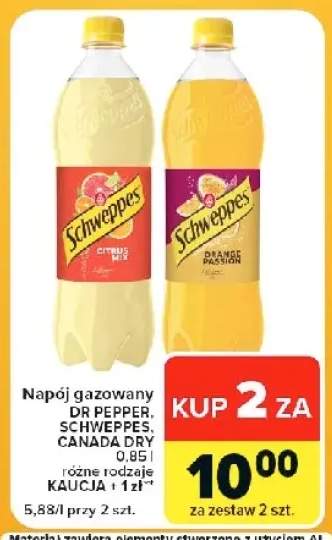 Napój gazowany Canada Dry +3 warianty