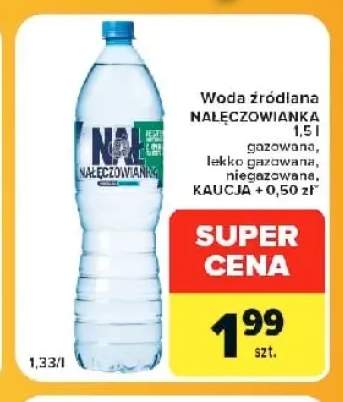 Woda źródlana niegazowana Nałęczowianka +2 warianty