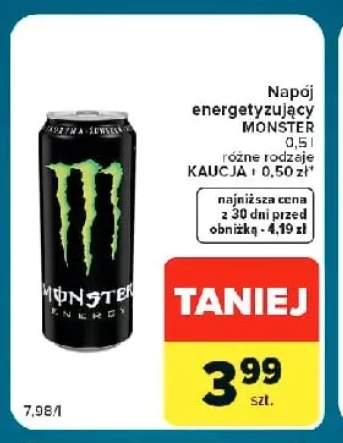 Napój energetyzujący Monster