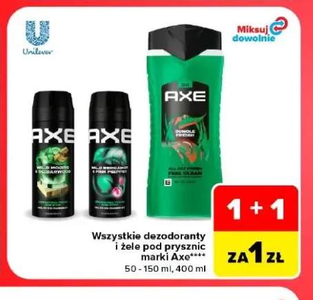 Dezodorant Axe Wild Bergamot & Pink Pepper +3 warianty
