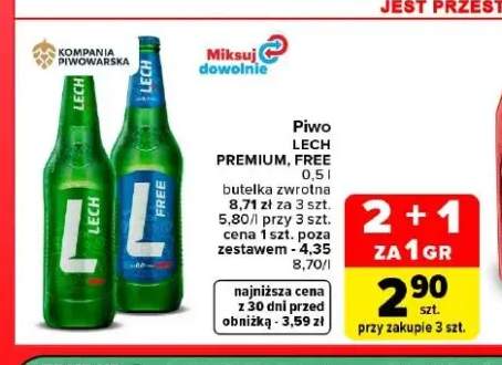 Piwo Lech Premium +1 wariant