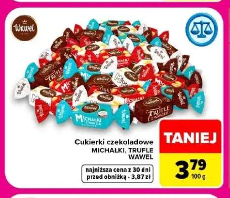 Cukierki czekoladowe Trufle Wawel +1 wariant