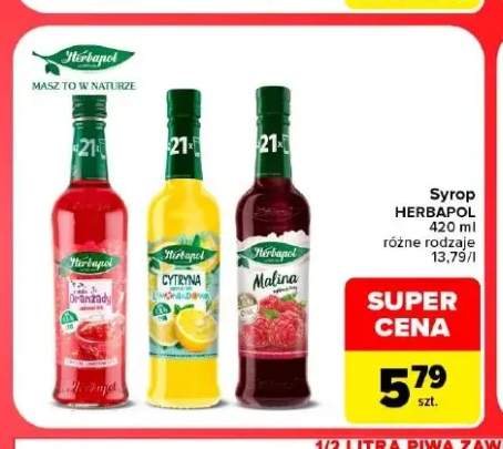 Syrop Herbapol malina +2 warianty