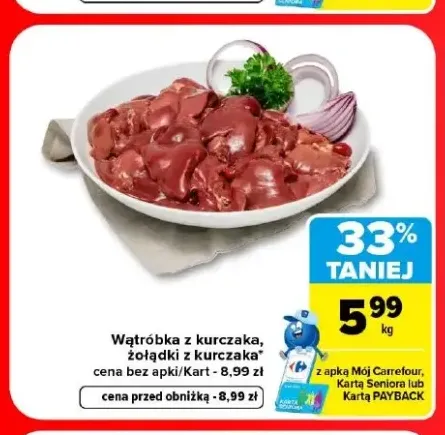 Wątróbka z kurczaka +1 wariant