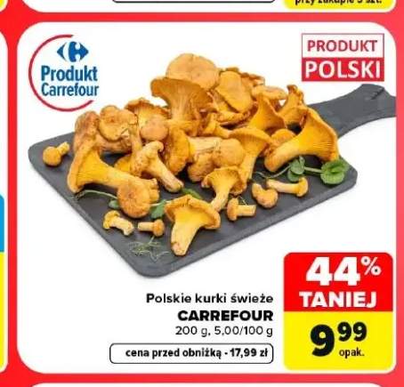 Polskie kurki świeże Carrefour