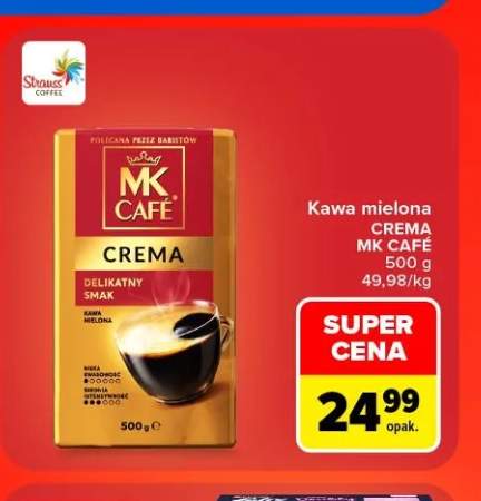Kawa mielona Crema MK Café