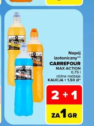 Napój izotoniczny Carrefour Max Action