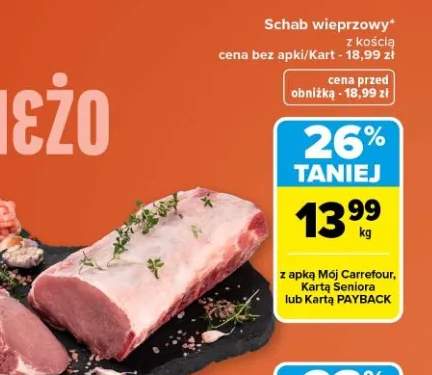 Schab wieprzowy z kością